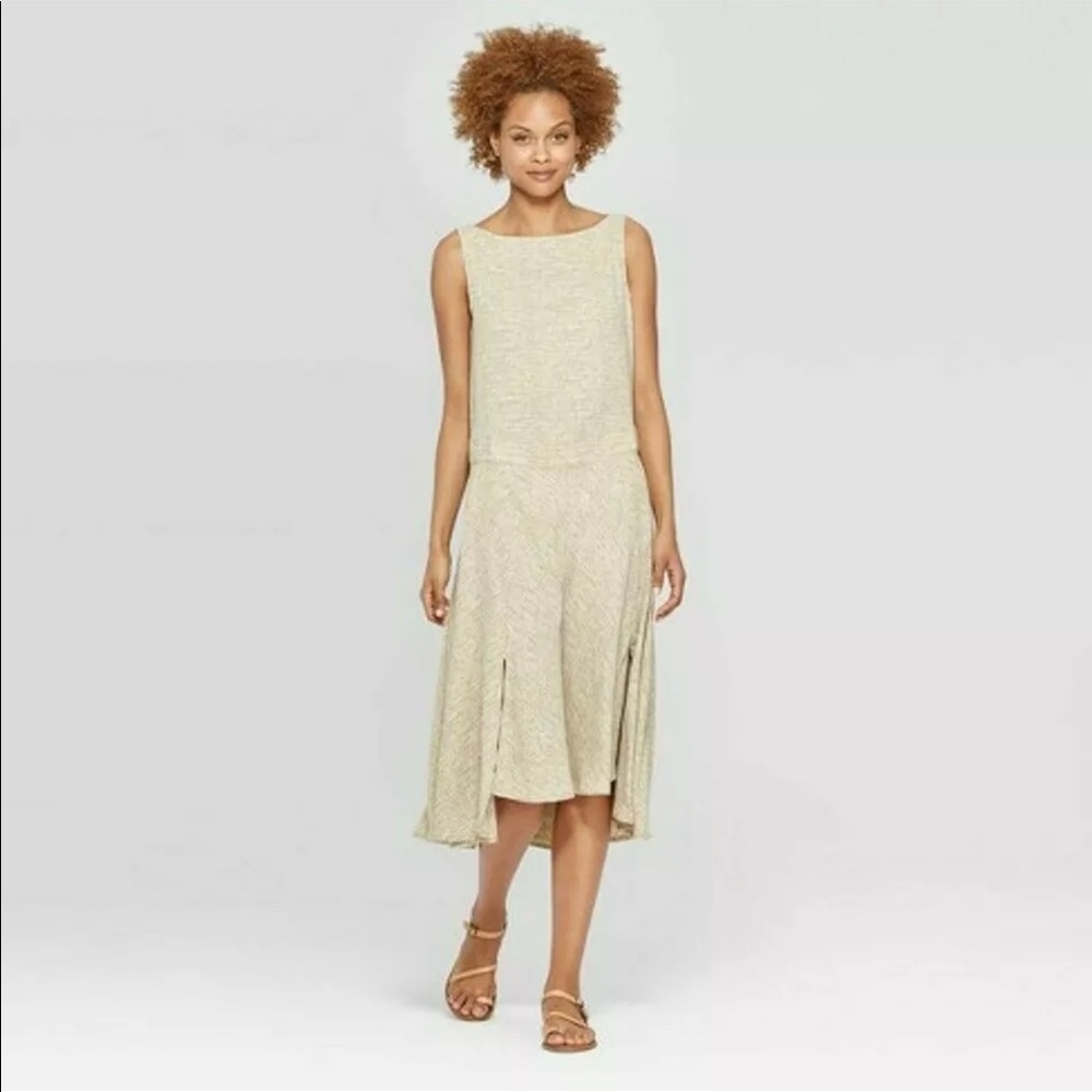 NWT Prologue Boat Neck Midi Dress